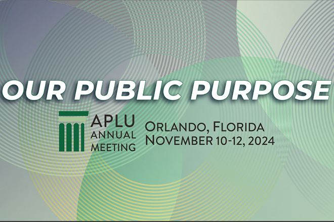 APLU conference