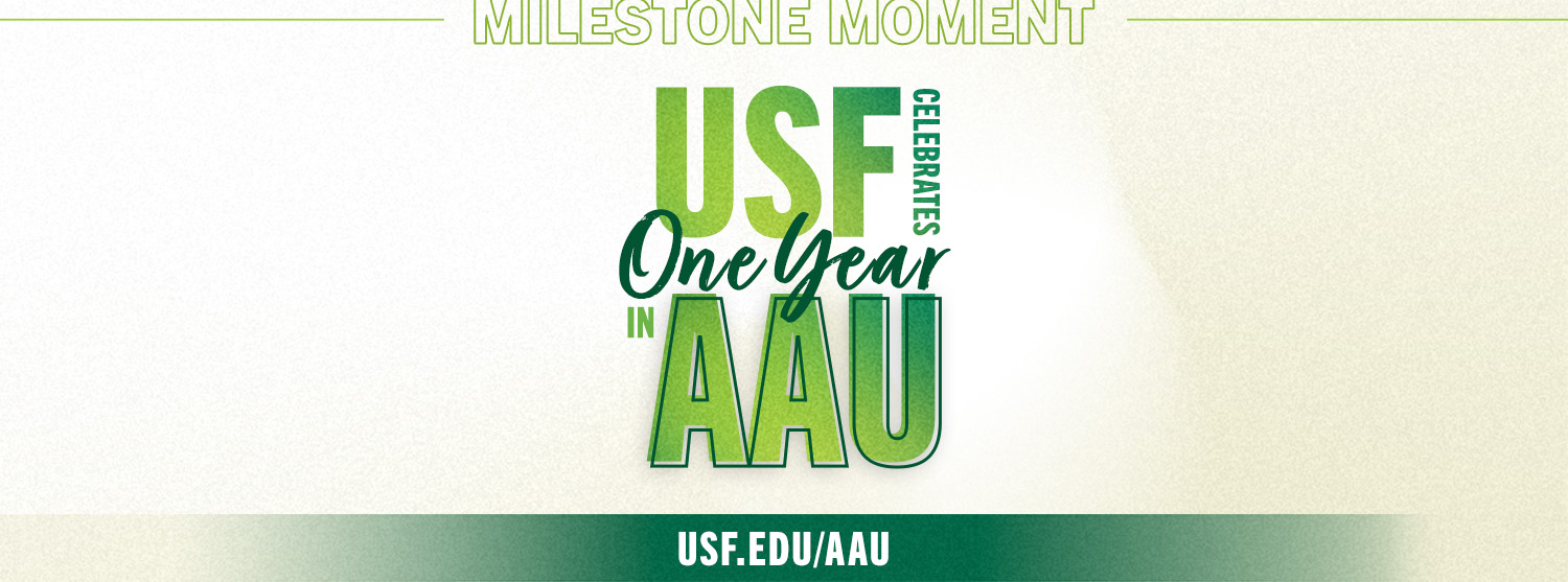 USF Celebrates One Year in AAU! 
