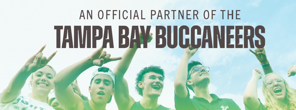 An official partner of the Tampa Bay Buccaneers