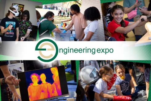 an image of a collage of 2025 engineering expo photos