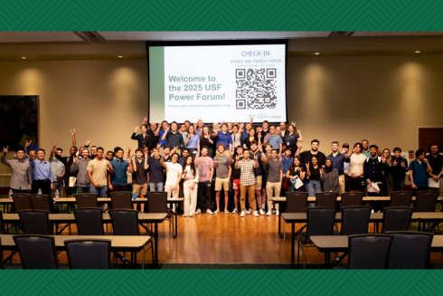 Group Shot of the 2025 USF Power & Energy Forum Students & Staff