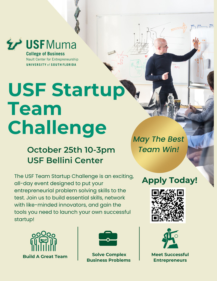 USF Team Startup Challenge Flyer