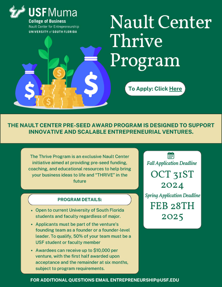 Thrive Program Flyer