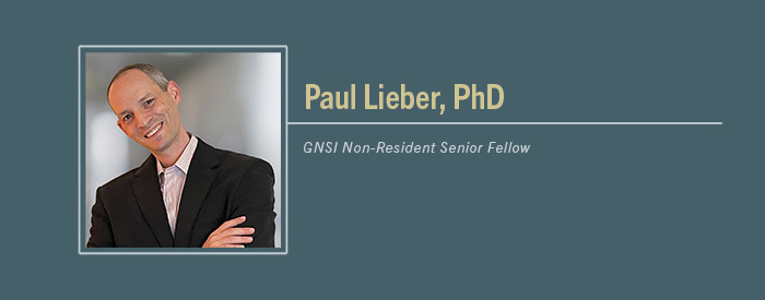 Paul Lieber, PhD with Text “GNSI Senior Non-Resident Fellow”