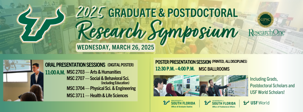 Graduate Research Symposium slider linked to corresponding event page