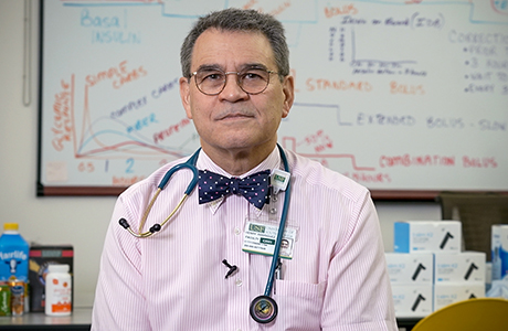 Dr. Henry Rodriguez, clinical director of the USF Diabetes & Endocrinology Center and professor of pediatrics with the USF Health Morsani College of Medicine