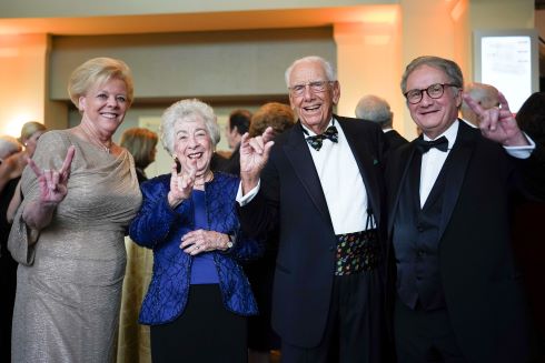 USF leaders at the MCOM Golden Gala 