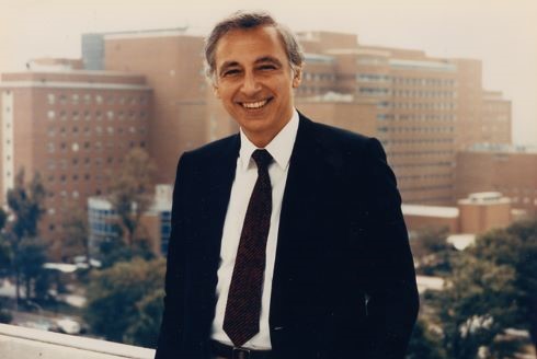 Dr. Robert Gallo on campus 