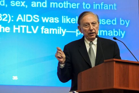 Robert Gallo is co-discoverer of the HIV virus.