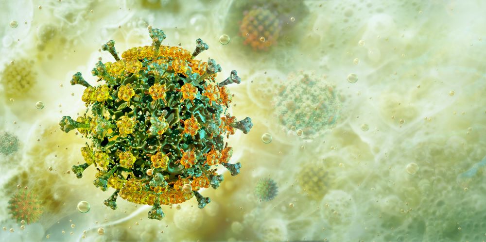 Scientific image of H5N1 virus 