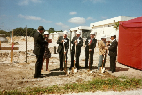 COPH groundbreaking ceremony for it’s $10-million building, March 1990.
