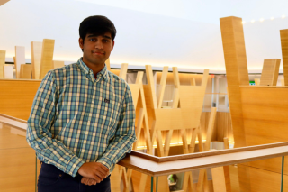 Headshot of Judy Genshaft Honors College student and inventor Rohitram Upendram