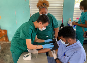 Judy Gensahft Honors College students work on health care projects in the Dominican Republic
