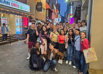 Judy Genshaft Honors College students in South Korea