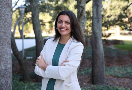 Judy Genshaft Honors College Graduate Assistant Anna Khoury