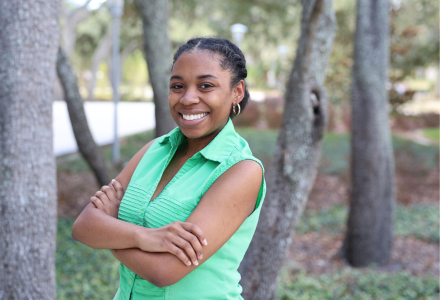 Judy Genshaft Honors College Graduate Assistant Anrae Stephenson Frazier