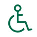 person in wheelchair icon