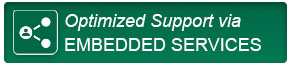 Optimized Support via Embedded Services