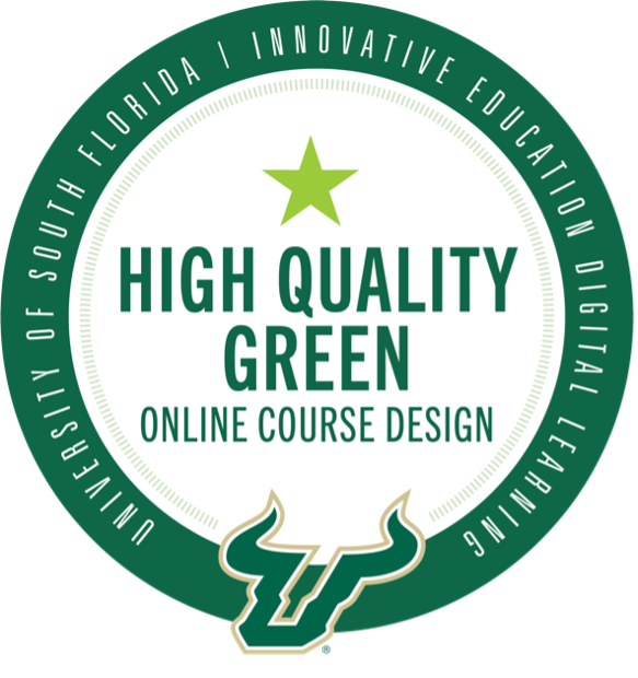 high quality green badge