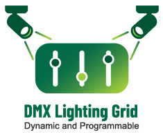 dmx lighting grid. dynamic and programmable