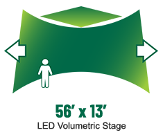 56' x 13' led volumetric stage icon