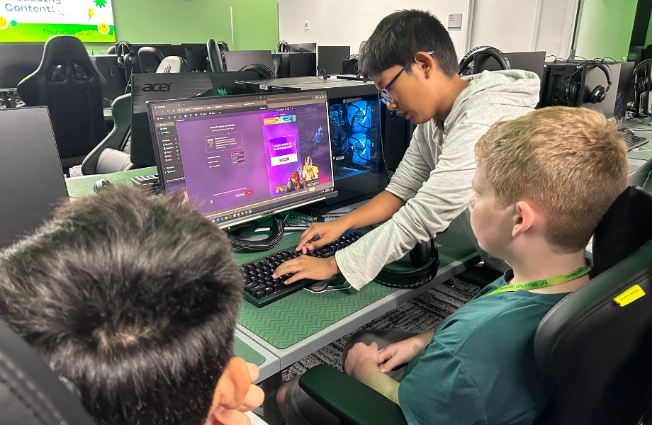 Campers at USF ESports Summer Camp