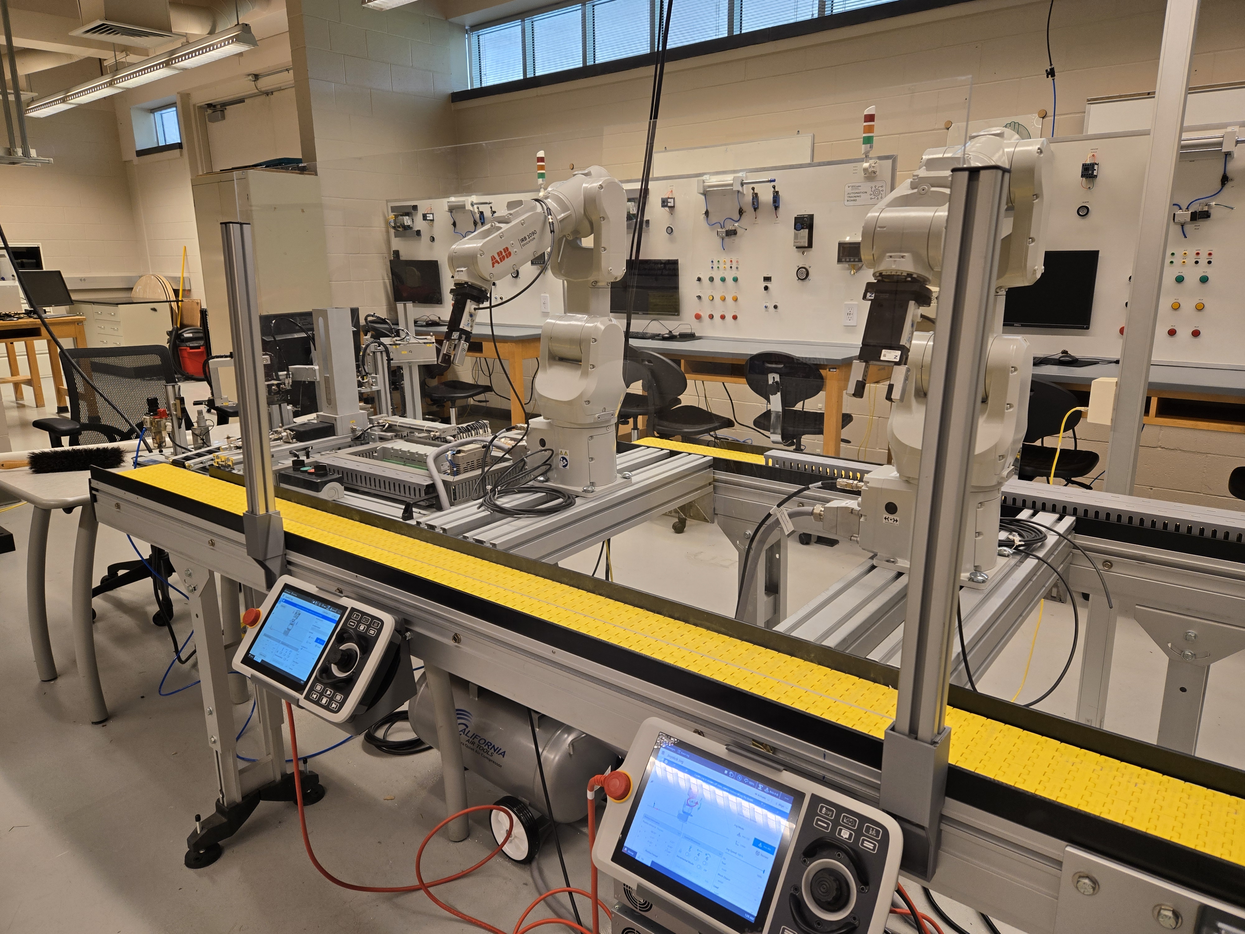 Equipment at the USF High School Robotics Camp