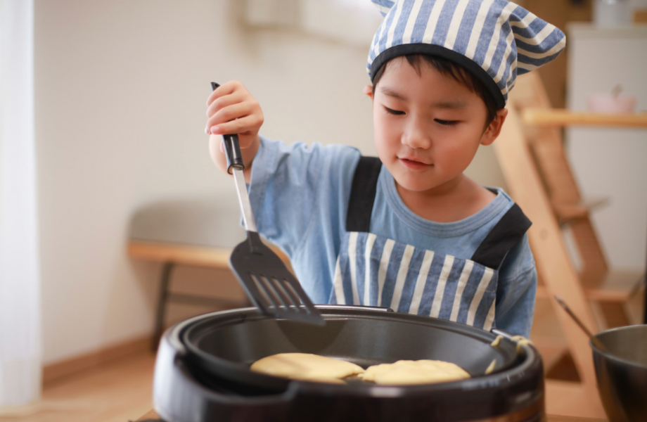 Campers at USF Taste Buds Cooking Camp