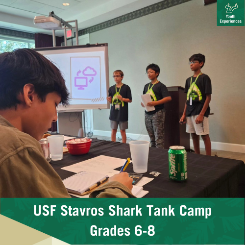 USF Stavros Shark Tank Camp