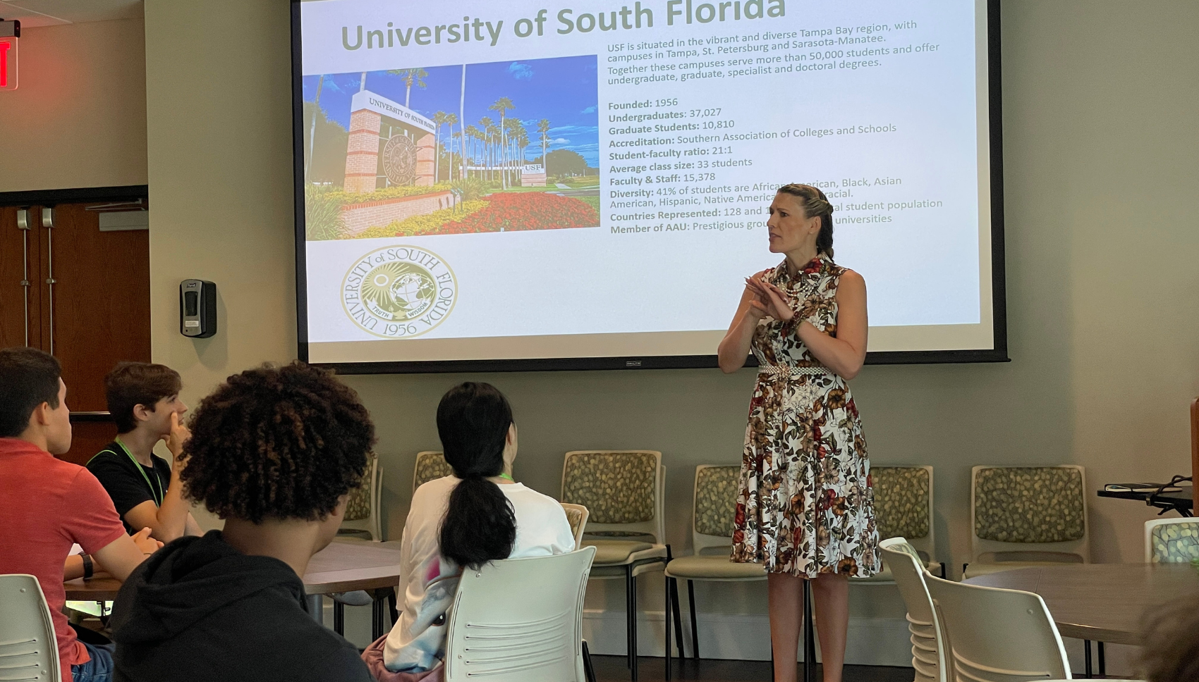 Campers at USF Youth Venture