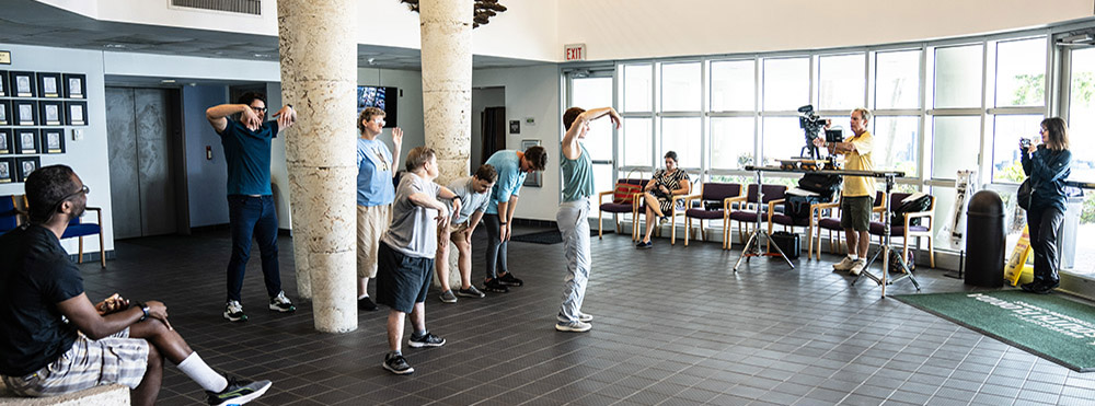 Creative Clay dancers perform an interpretive dance based on the research conducted at the College of Marine Science. Image credit: Stage Photography of Tampa.