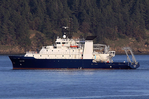 A research ship, the RV Sally Ride