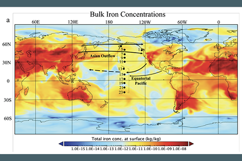 In a recent paper led by researchers at the USF College of Marine Science, scientists found that iron from wildfires in California makes it to the equatorial pacific, where it may influence surface productivity. Courtesy of Zach Bunnell.