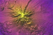 The seamount covers an area of about 70 square kilometers. Schmidt Ocean Institute