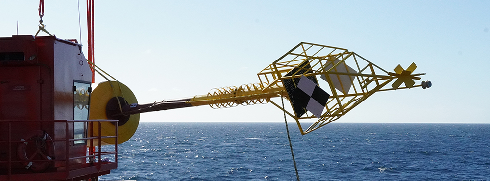 The Shallow Underwater Buoy for Geodesy (SUBGEO) buoy system will test advanced tsunami forecasting techniques by measuring changes in seafloor movements. 