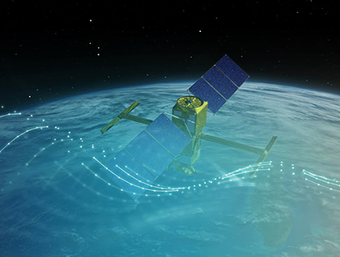 Doctoral student Sara Reinelt will use data from the Surface Water and Ocean Topography (SWOT) satellite mission in her research funded by the FINESST grant. Credit: NASA/JPL-Caltech/CNES