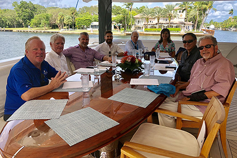 The Board of Directors met aboard the M/Y Usher on Nov. 1, 2018 in Ft. Lauderdale, Florida