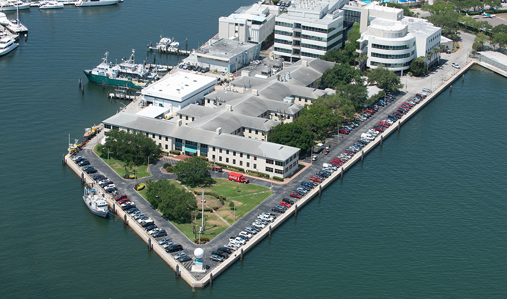 USF College of Marine Science Aerial Campus View