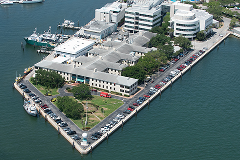 USF College of Marine Science Aerial Campus View