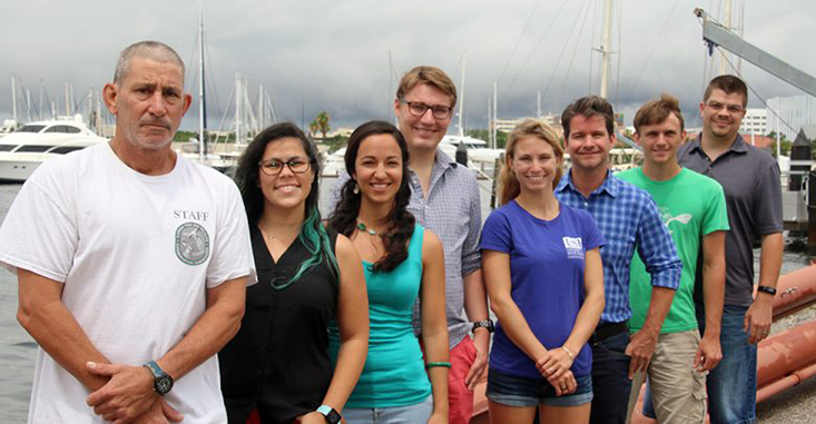 USF Marine Science Fish Ecology Lab Group, May 2018