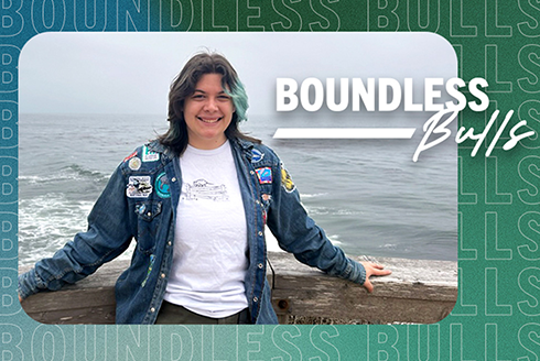 Audrey Brandt with the Boundless Bulls graphic