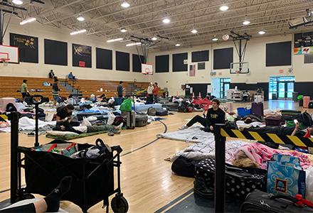 Hurricane evacuation shelter