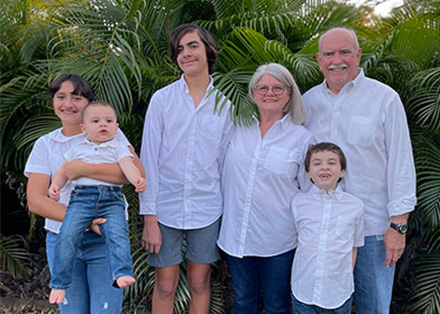 Marilyn Polson and her family