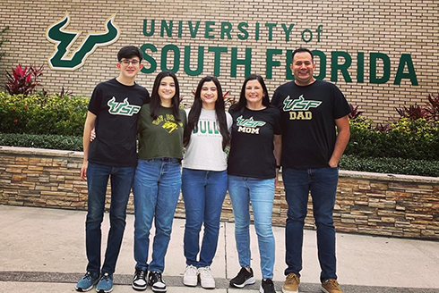 From love story to campus legacy: Perez family named USF’s Family of the Year