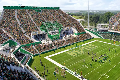 new USF on-campus stadium rendering