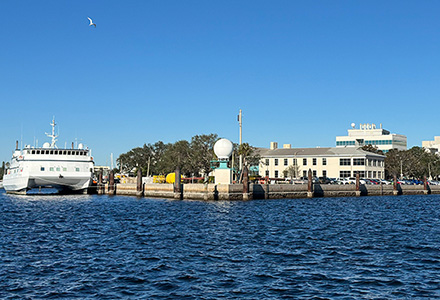 Gulf waters near the USF St. Petersburg campus