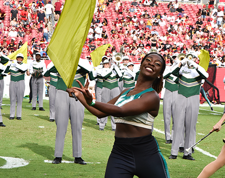 HOT Band performs at the Bucs game