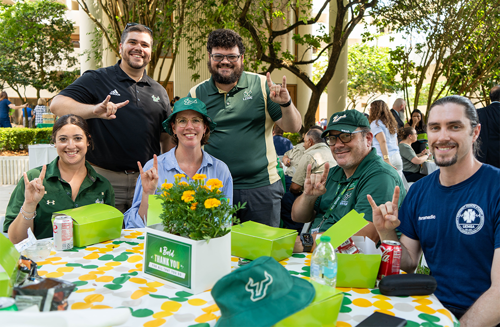 USF employees were treated to an appreciation luncheon at the Lifsey House on Aug. 15