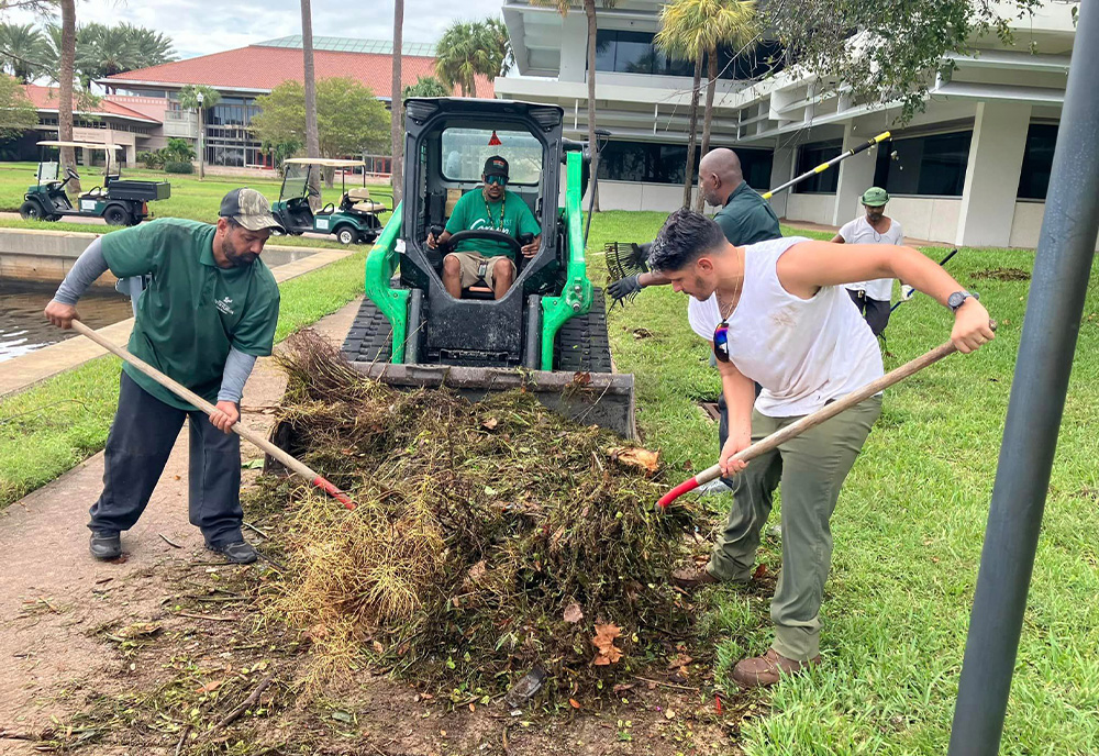 USF community mobilizes for Hurricane Helene recovery 