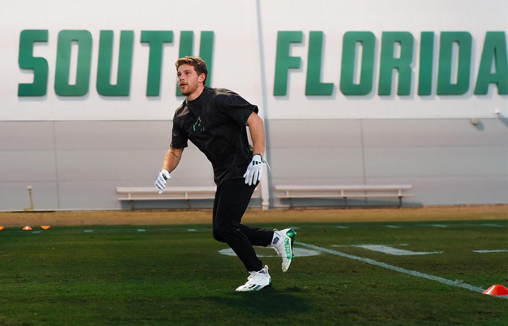 USF wide receiver Sean Atkins